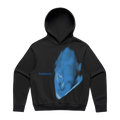 DOPAMINE CHAMBER | BLUE COVER BLACK HOODIE